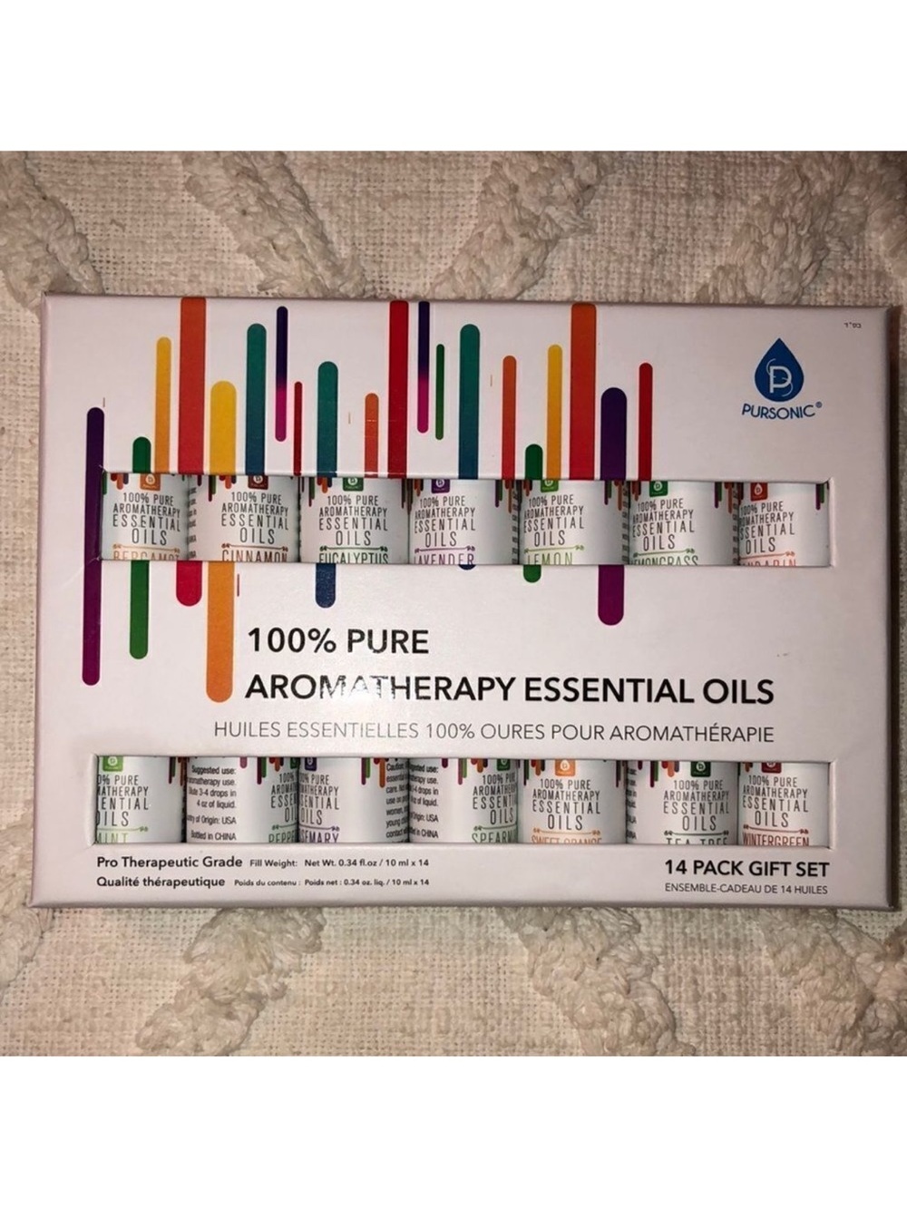 Pursonic Aromatherapy Essential Oil Set of 14
